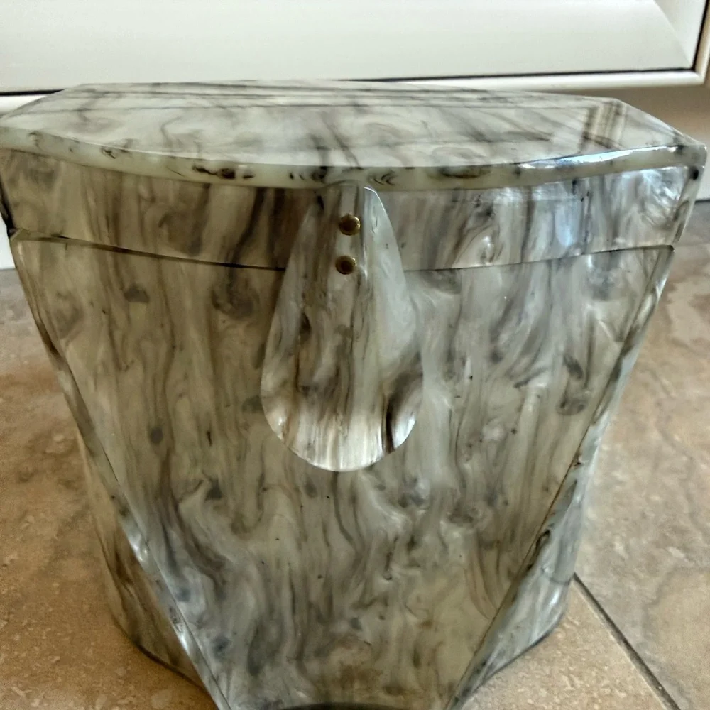 Marbled Gray Handbag - Picture 4 of 5